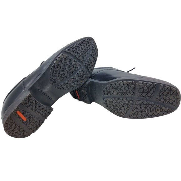 Mens Rockport Walkability Black Waterproof Leather Cap Toe Lace Up Shoes main image 4